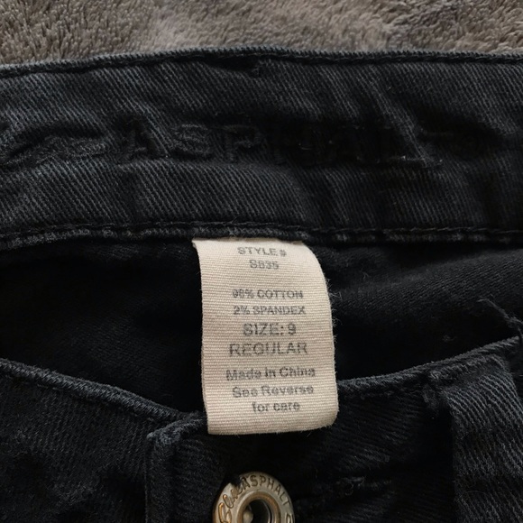 Faded Black Skinny Jeans Asphalt - Picture 2 of 8